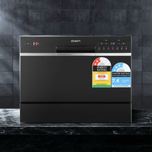 Load image into Gallery viewer, Devanti 6 Place Settings Benchtop Dishwasher Black
