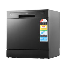 Load image into Gallery viewer, Devanti 8 Place Settings Benchtop Dishwasher Black
