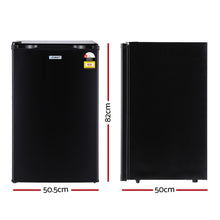 Load image into Gallery viewer, Devanti 110L Bar Fridge Black
