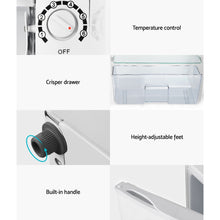Load image into Gallery viewer, Devanti 95L Bar Fridge White
