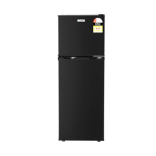 Load image into Gallery viewer, Devanti 122L Two Door Bar Fridge Mini Fridge with Freezer Black

