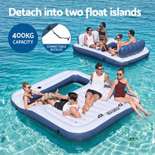 Load image into Gallery viewer, Inflatable Floating Island Float Lounger Pool Bed 4.16Mx2.68M
