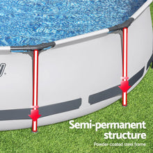 Load image into Gallery viewer, Bestway 366cm Swimming Pool Above Ground Pools Round Filter Pump Cover Ladder
