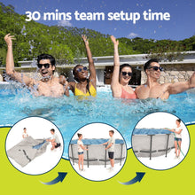 Load image into Gallery viewer, Bestway 366cm Swimming Pool Above Ground Pools Round Filter Pump Cover Ladder

