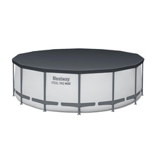 Load image into Gallery viewer, Bestway Swimming Pool 427x427x122cm Steel Frame Above Ground Pools Round Filter Pump Ladder
