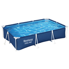 Load image into Gallery viewer, Bestway Swimming Pool 300x201x66cm Steel Frame Above Ground Pools 3300L
