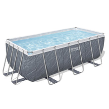 Load image into Gallery viewer, Bestway Swimming Pool 412x201x122cm Steel Frame Pool Set w/Pump Ladder
