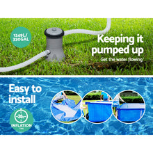 Load image into Gallery viewer, Bestway Swimming Pool 400x211x81cm Steel Frame Above Ground Pools w/ Filter Pump 5700L
