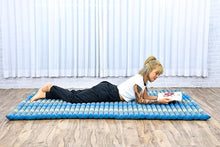 Load image into Gallery viewer, Thai Roll Up Day bed or Camping Mattress - Queen size 155 cm x 200 cm  Blue
