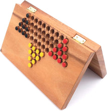 Load image into Gallery viewer, Chinese Checkers - wooden board game, strategy game, game for adults, game for kids, Large folding
