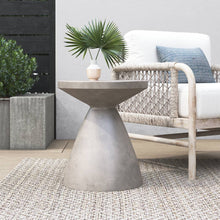 Load image into Gallery viewer, Outdoor furniture Tablua Australia Coffee Table Round Large Side Table 45 CM wide 51cm height Grey
