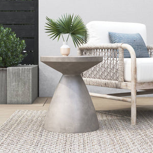 Outdoor furniture Tablua Australia Coffee Table Round Large Side Table 45 CM wide 51cm height Grey