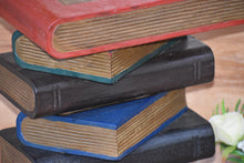 Load image into Gallery viewer, Side Table, corner Stool, Raintree Wood Natural Finish-Book Stack-Colour finish..
