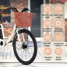 Load image into Gallery viewer, Everfit 26" Electric Bike City Bicycle eBike e-Bike Commuter w/ Battery WH
