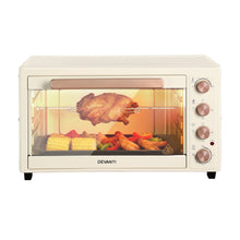 Load image into Gallery viewer, Devanti 60L Convection Oven Electric Fryer Ovens 2000W Cream
