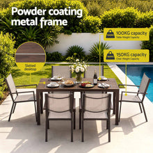 Load image into Gallery viewer, Gardeon 7PCS Outdoor Dining Set Patio Furniture Table and Chairs Garden Coffee

