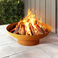 Load image into Gallery viewer, Grillz Fire Pit Iron Bowl 80cm Outdoor Patio Fireplace

