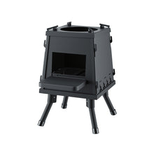 Load image into Gallery viewer, Grillz Fire Pit BBQ Portable Outdoor Fireplace Metal Camping Stove for Boiling Water, BBQ, Picnics
