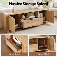 Load image into Gallery viewer, Artiss 180cm TV Unit Entertainment Unit Storage Drawer Cabinet Pine
