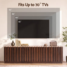 Load image into Gallery viewer, Artiss 180cm TV Unit Entertainment Cabinet Fluted Style Anti-tip Kit Walnut
