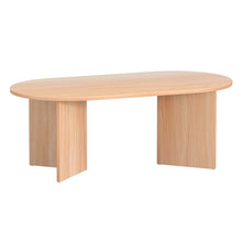 Load image into Gallery viewer, Artiss Coffee Table Oval 110CM Pine Alva

