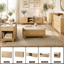 Load image into Gallery viewer, Artiss 2X Bedside Table Nightstand 1 Drawer Shelves Pine
