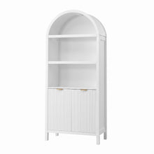Load image into Gallery viewer, Buffet Sideboard Cabinet Pantry 180CM Arched Storage Bookshelf White

