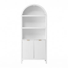 Load image into Gallery viewer, Buffet Sideboard Cabinet Pantry 180CM Arched Storage Bookshelf White
