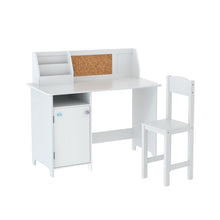 Load image into Gallery viewer, Keezi Kids Table and Chair Set Children Study Play Toys Desk w/ Cabinet Storage
