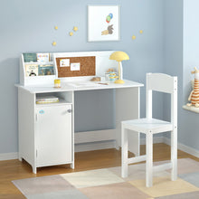 Load image into Gallery viewer, Keezi Kids Table and Chair Set Children Study Play Toys Desk w/ Cabinet Storage
