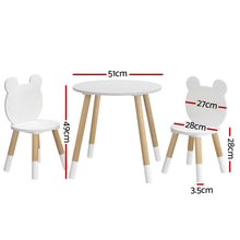 Load image into Gallery viewer, Keezi 3 Piece Kids Table and Chairs Set Activity Playing Study Children Desk

