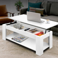 Load image into Gallery viewer, Artiss Coffee Table Lift-top Coffee Table White

