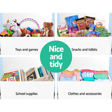 Load image into Gallery viewer, Keezi Kids Toy Box Chest Children Container Storage Clothes Organiser Cabinet
