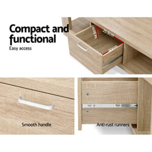 Load image into Gallery viewer, Artiss Coffee Table 1 Drawer Oak Maxi
