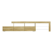 Load image into Gallery viewer, Artiss Entertainment Unit TV Cabinet LED 215cm Pine Caya
