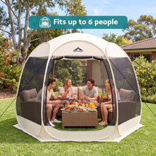 Load image into Gallery viewer, Gazebo Pop Up Tent 2.7x1.35m Outdoor Marquee Camping Screen 6 Sided
