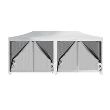 Load image into Gallery viewer, Gazebo Pop Up Marquee 3x6m Wedding Party Outdoor Camping Tent Canopy Shade Mesh Wall White
