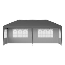Load image into Gallery viewer, Gazebo 3x6m Pop Up Marquee Wedding Party Outdoor Camping Canopy Grey
