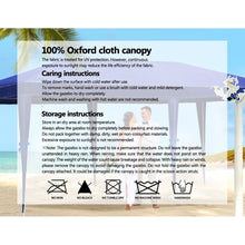 Load image into Gallery viewer, Gazebo 3x9m Marquee Wedding Party Tent Outdoor Camping Side Wall Canopy 8 Panel Blue
