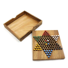 Load image into Gallery viewer, Chinese Checkers - wooden board game, strategy game, game for adults, game for kids, Medium
