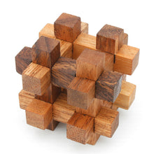 Load image into Gallery viewer, Adult Level 9pc/Set Burr Puzzle Set Beech Interlocked High Difficulty Over 14 Years Full Set Educational Toys
