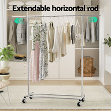 Load image into Gallery viewer, Artiss 2X Clothes Rack Airer Rail Coat Garment Stand Adjustable Hanger
