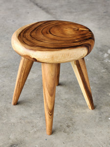 Round Coffee Side Table Timber-40 cm across