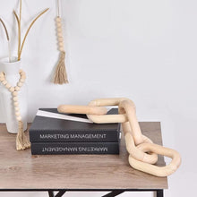 Load image into Gallery viewer, Chain feature homeware Natural Wooden Chain 5-Link
