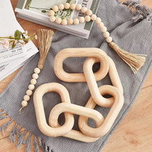 Load image into Gallery viewer, Chain feature homeware Natural Wooden Chain 5-Link
