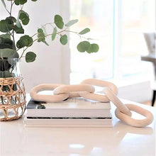 Load image into Gallery viewer, Chain feature homeware Natural Wooden Chain 5-Link
