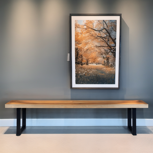 Bench seat or low set console table, hallway table Raintree Wood 1.5 Meter 150cm-model OS26_150cm