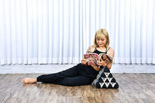 Load image into Gallery viewer, Thai kapok cushion Triangle Back rest reading relaxing cushion Kapok Red or Blue
