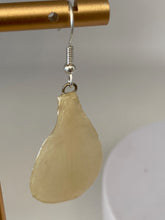 Load image into Gallery viewer, Real Flower Orchid Petal Earrings – Vibrant White Flower Botanical

