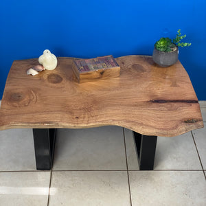 Coffee side table Silky Oak handmade in Australia